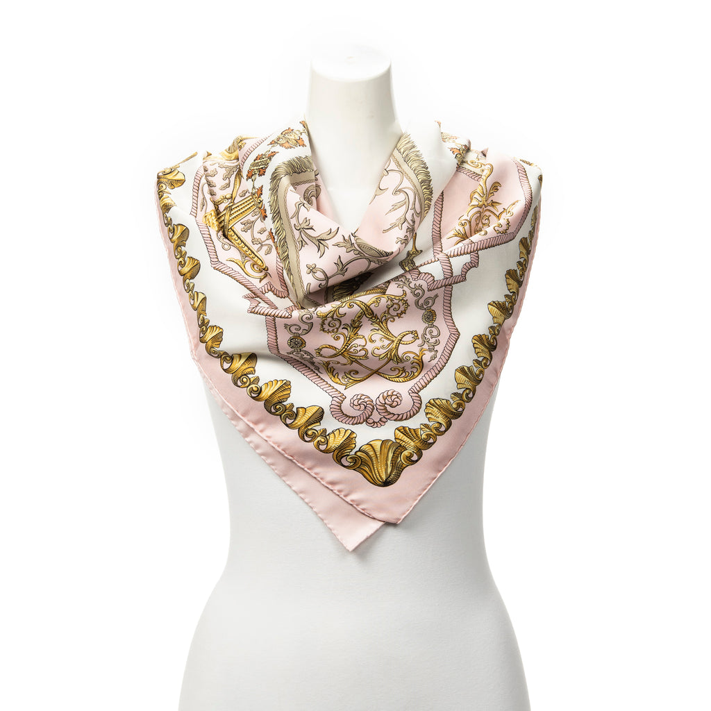 Scarf Scarf Pink 100% Twill Silk