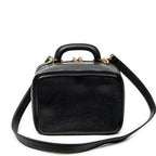 Shoulder Bag CC Vanity Top Handle Black Caviar Leather