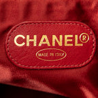 Shoulder Bag Large CC Dome Tote Red Caviar Leather