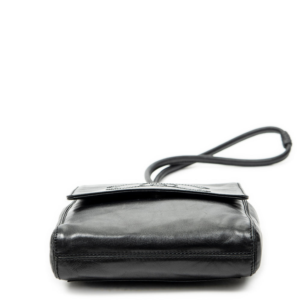 Shoulder Bag CC Flap Shoulder Bag Black Lambskin Leather