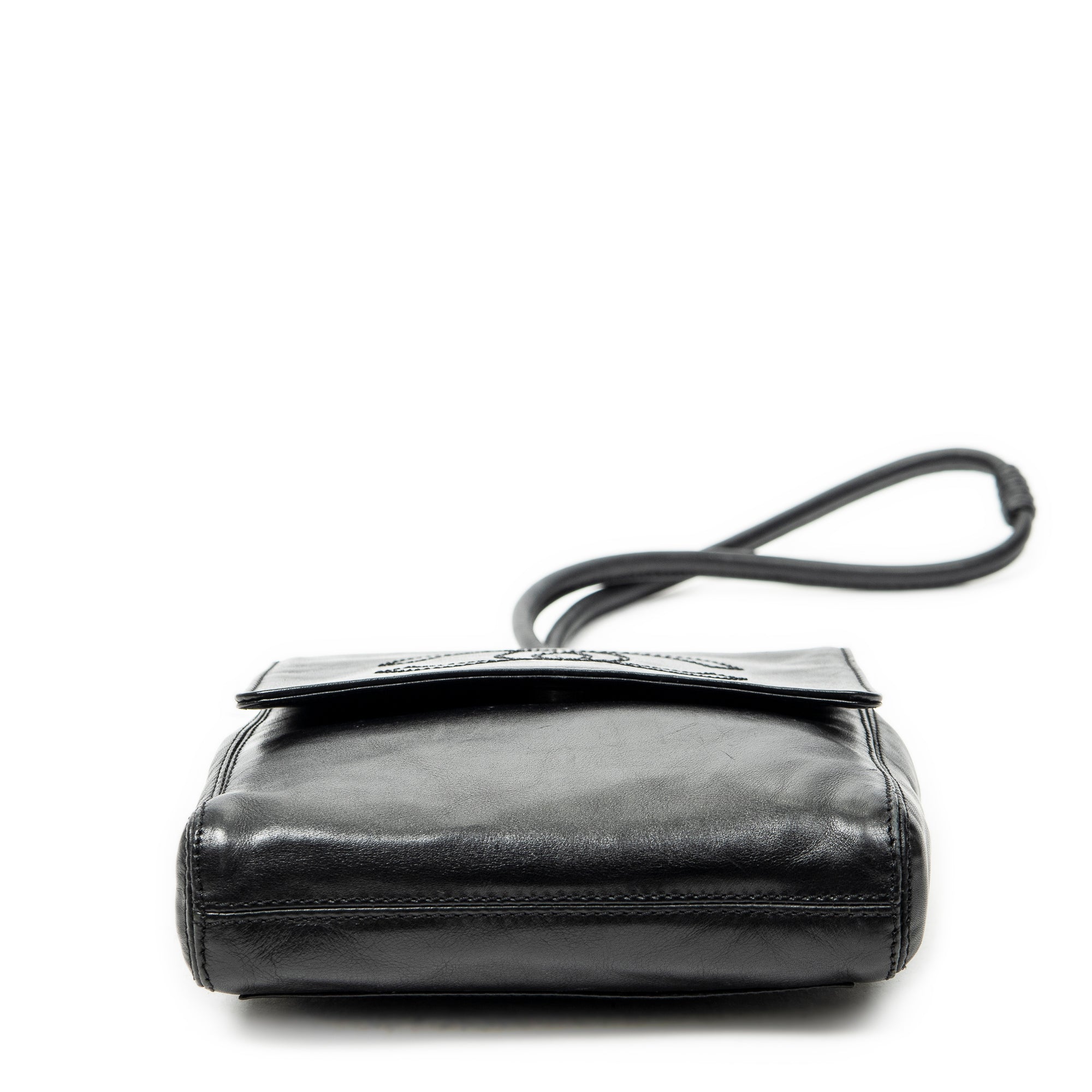 Shoulder Bag CC Flap Shoulder Bag Black Lambskin Leather