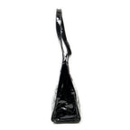 Shoulder Bag CC Perforated Camellia Tote Black Patent Leather