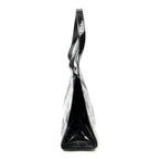Shoulder Bag CC Perforated Camellia Tote Black Patent Leather