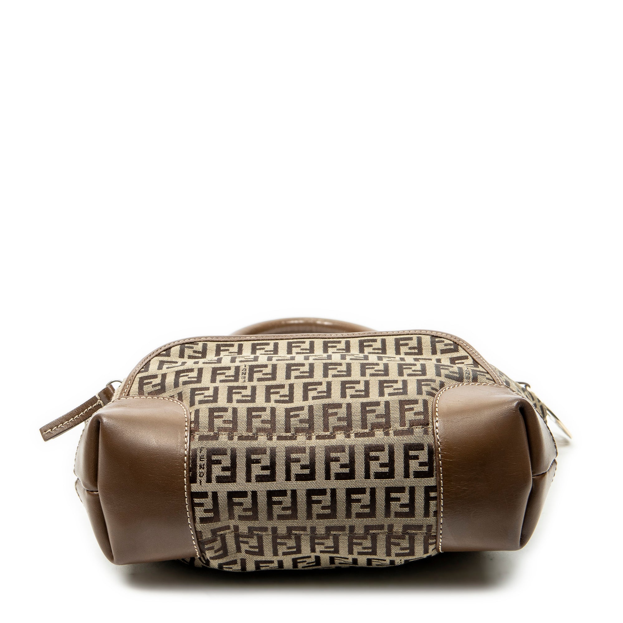 Shoulder Bag Chef Front Pocket Tote Brown Zucchino Canvas
