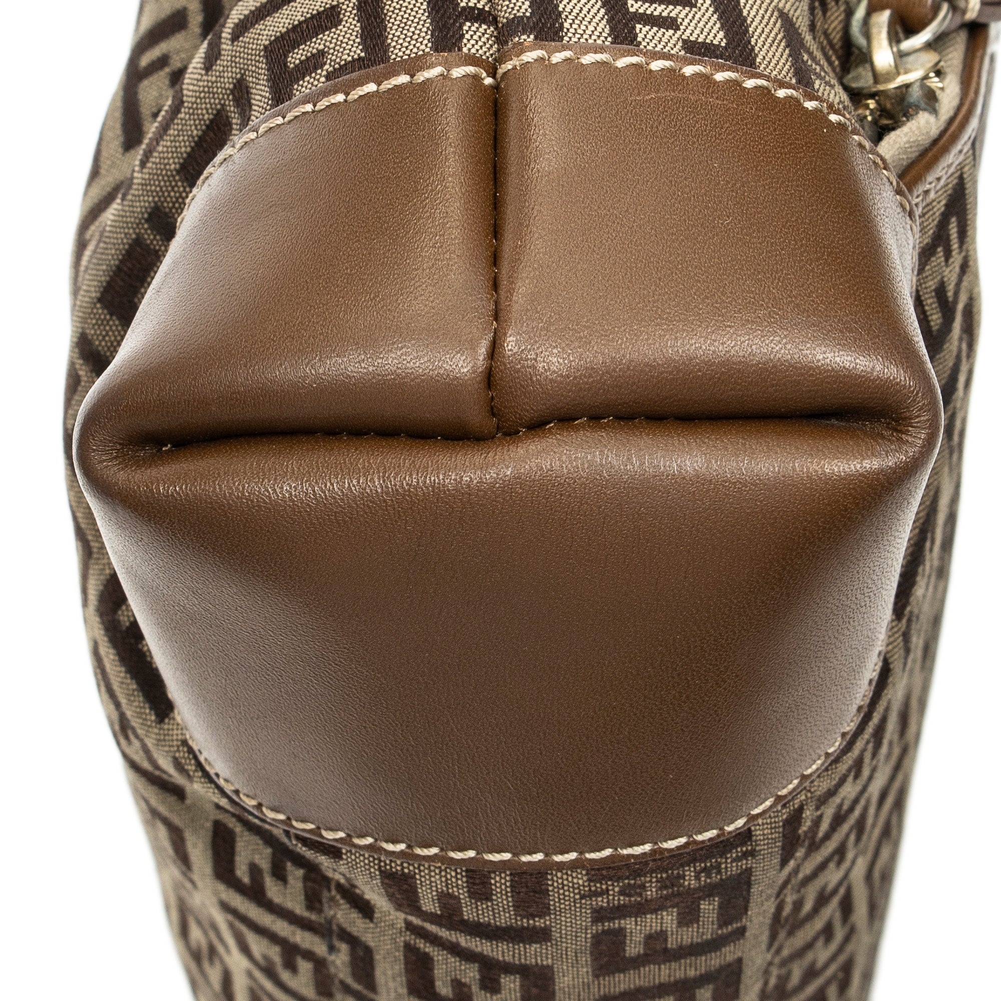 Shoulder Bag Chef Front Pocket Tote Brown Zucchino Canvas