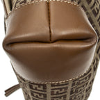 Shoulder Bag Chef Front Pocket Tote Brown Zucchino Canvas