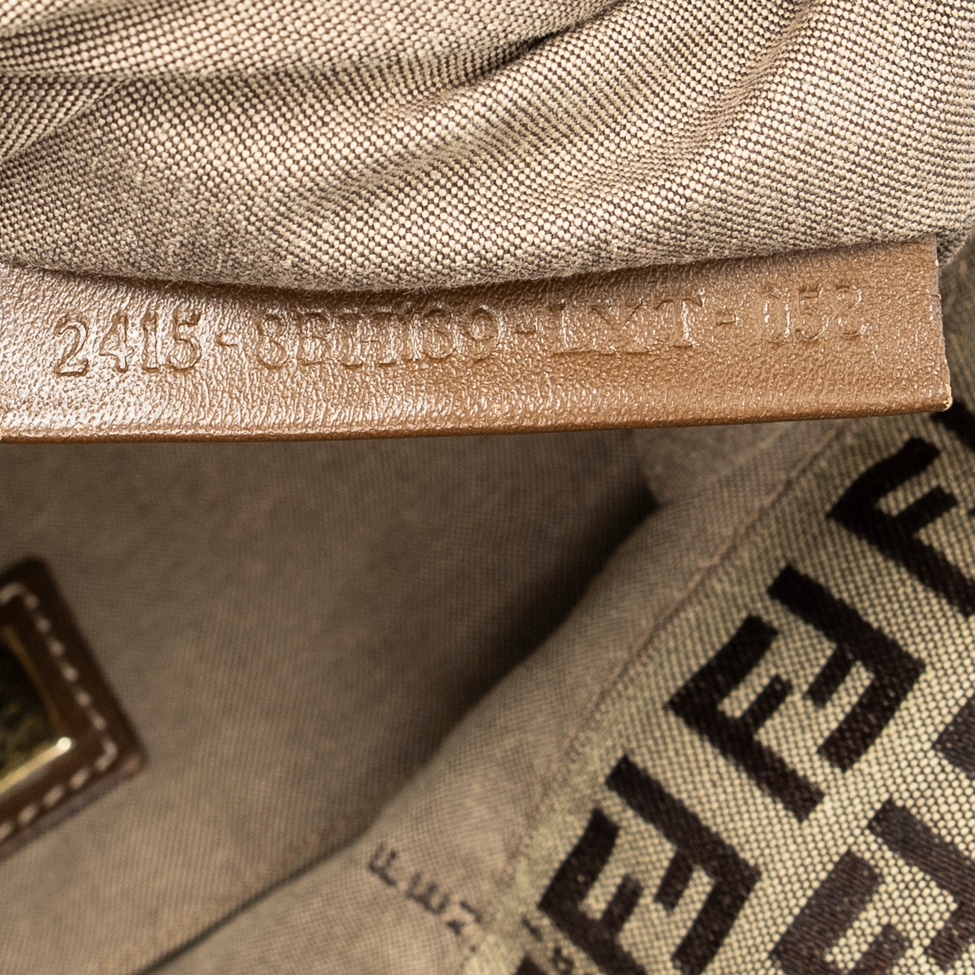 Shoulder Bag Chef Front Pocket Tote Brown Zucchino Canvas