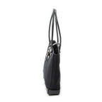 Shoulder Bag G Buckle Logo Open Tote Black Canvas