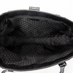 Shoulder Bag G Buckle Logo Open Tote Black Canvas