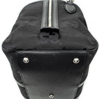 Travel Bag Convertible Duffle Bag Black Jumbo GG Canvas