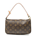 Pochette Accessoires en toile Monogram marron