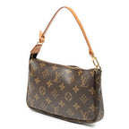Pochette Accessoires en toile Monogram marron