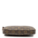 Pochette Accessoires en toile Monogram marron