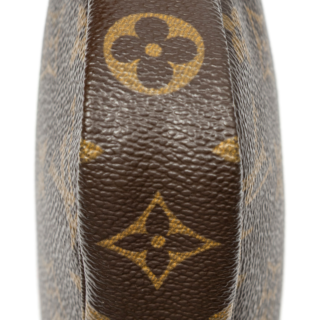 Pochette Accessoires en toile Monogram marron