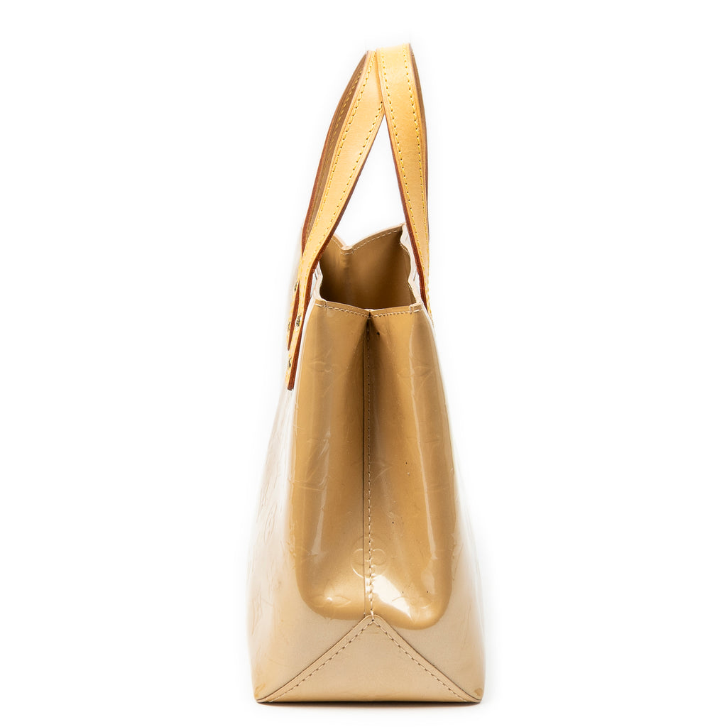 Handbag Reade PM Beige Monogram Vernis