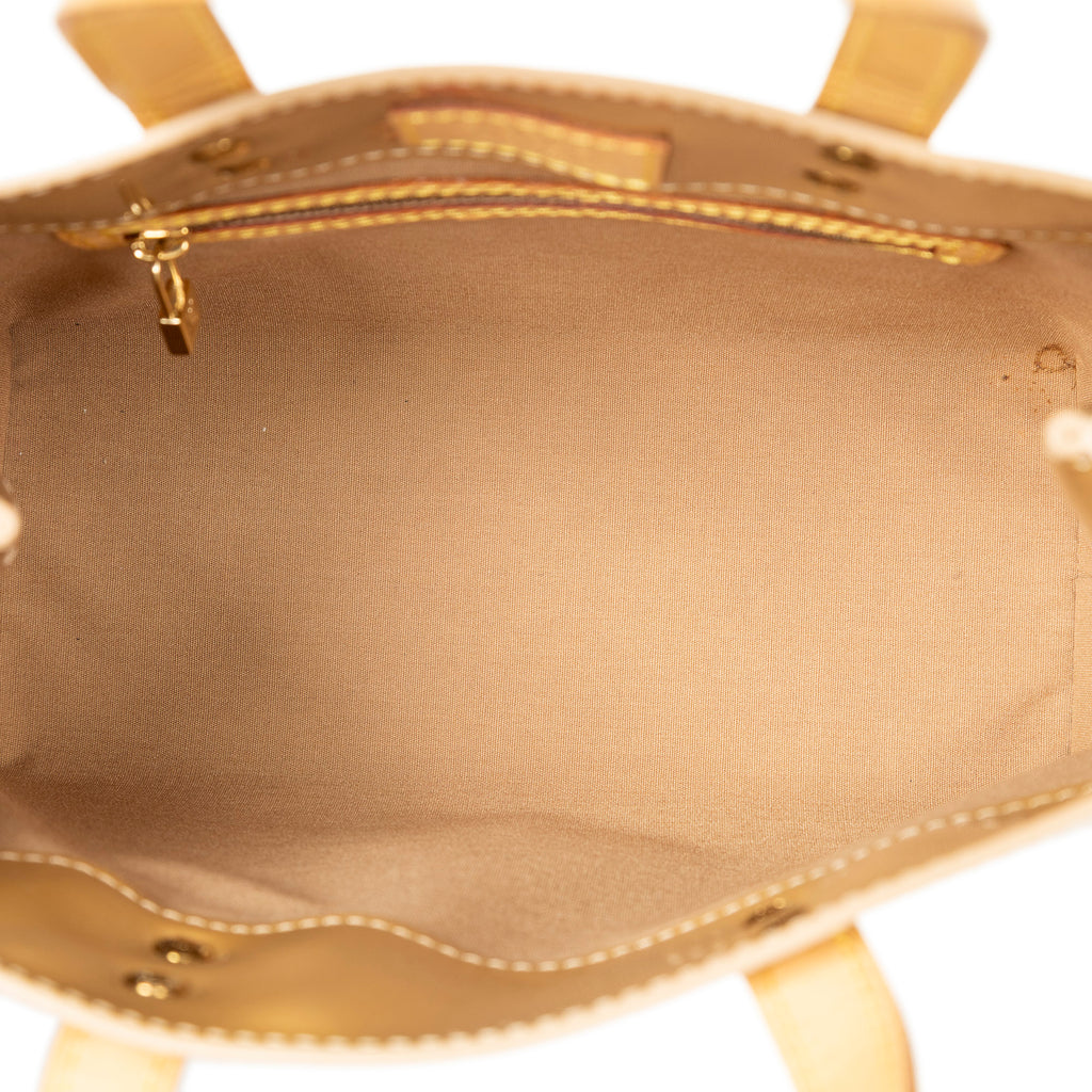 Handbag Reade PM Beige Monogram Vernis