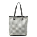 Shoulder Bag Vertical Tote Black Macadam Canvas