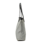 Shoulder Bag Vertical Tote Black Macadam Canvas