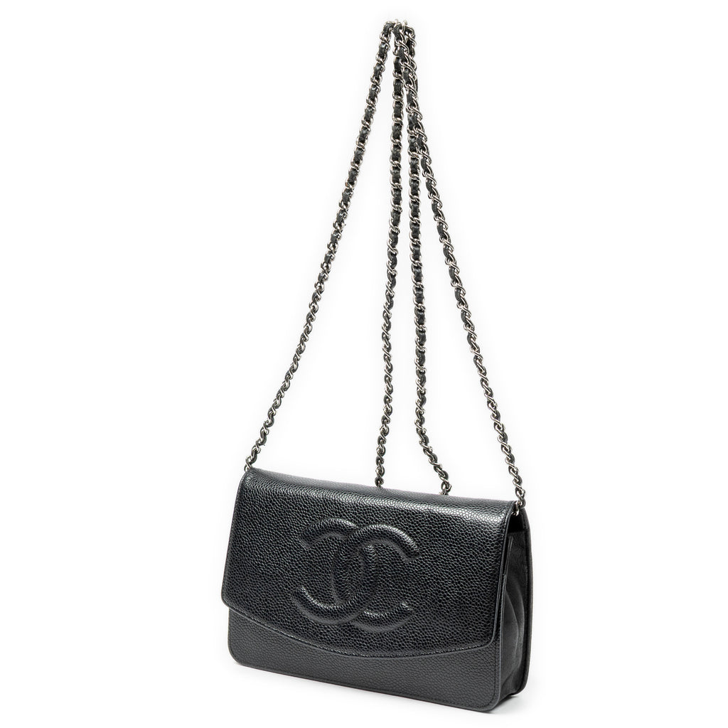 Shoulder Bag Timeless Wallet on Chain Black Caviar Leather