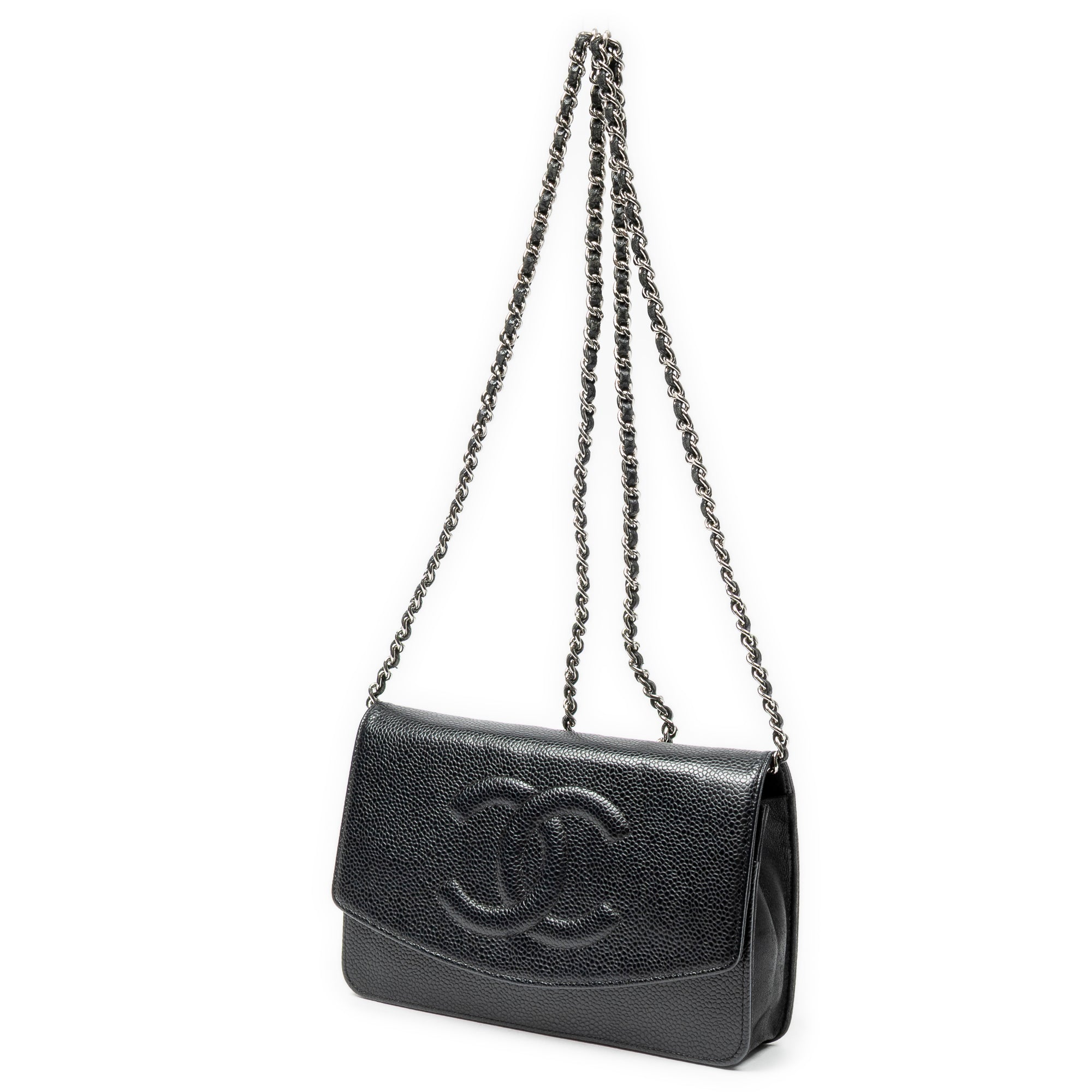 Shoulder Bag Timeless Wallet on Chain Black Caviar Leather