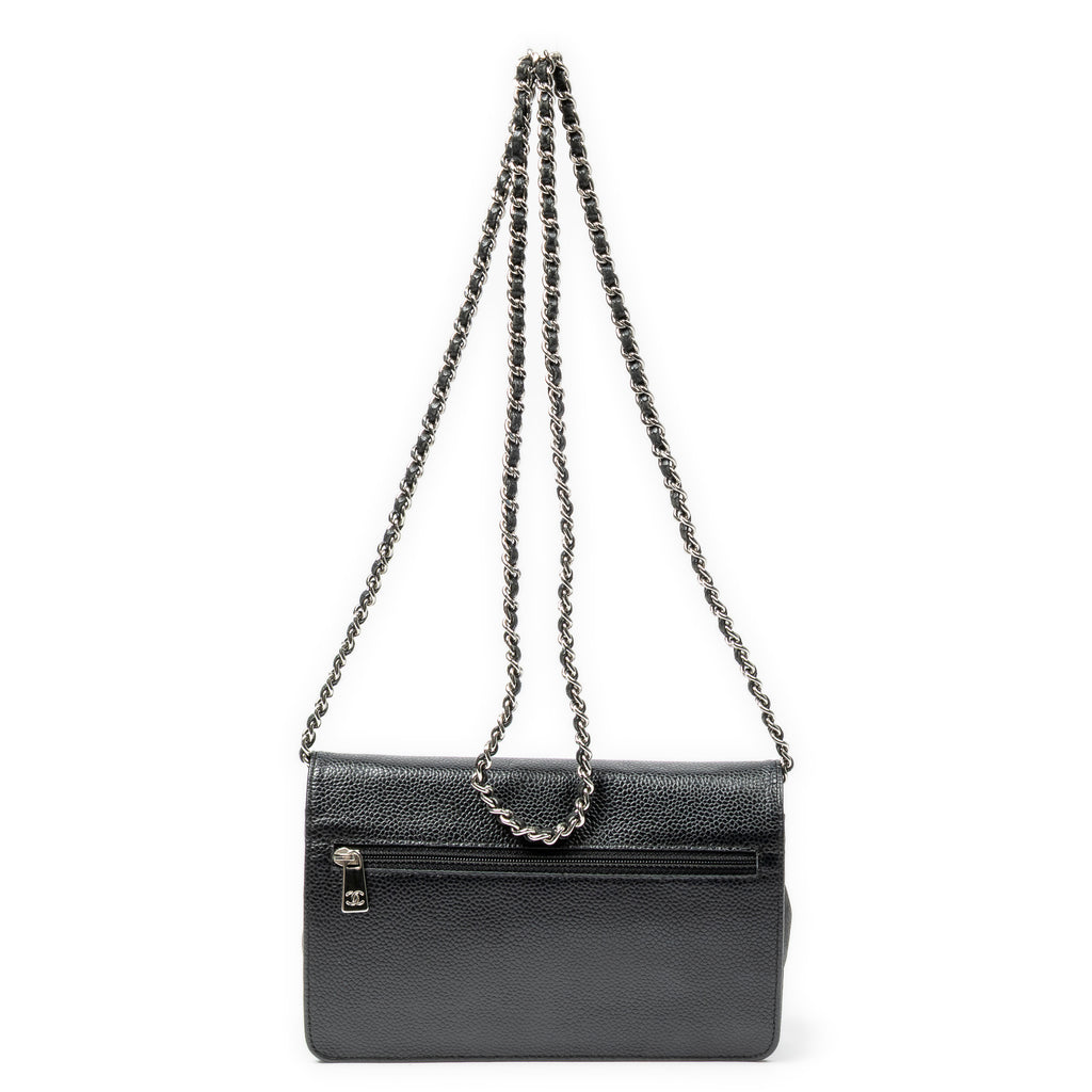 Shoulder Bag Timeless Wallet on Chain Black Caviar Leather