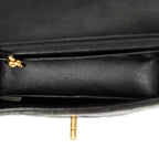 Handbag CC Mini Square Flap Black Quilted Lambskin Leather