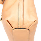 Shoulder Bag Elsie Satchel Orange Grained Calfskin Leather