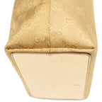 Shoulder Bag Small Bucket Tote Gold Monogrammed Canvas