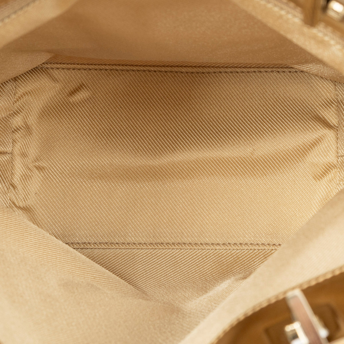 Shoulder Bag Small Bucket Tote Gold Monogrammed Canvas