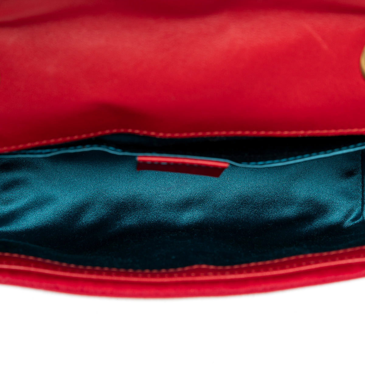 Shoulder Bag Mini GG Marmont Chain Crossbody Red Quilted Velvet Canvas