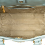 Shoulder Bag Convertible Open Tote Light Blue Saffiano Leather