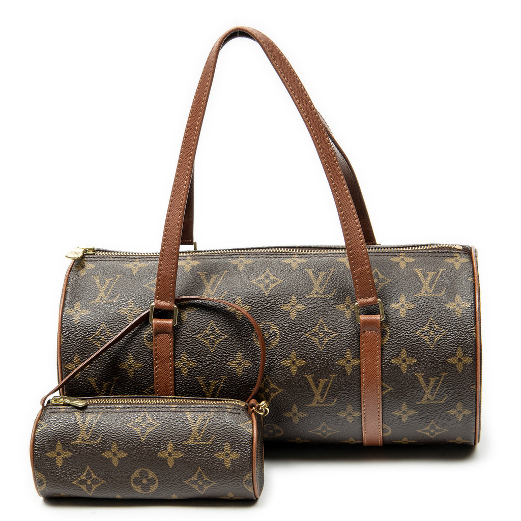 Bolso Papillon 30 Lona Monogram Marrón