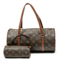 Bolso Papillon 30 Lona Monogram Marrón
