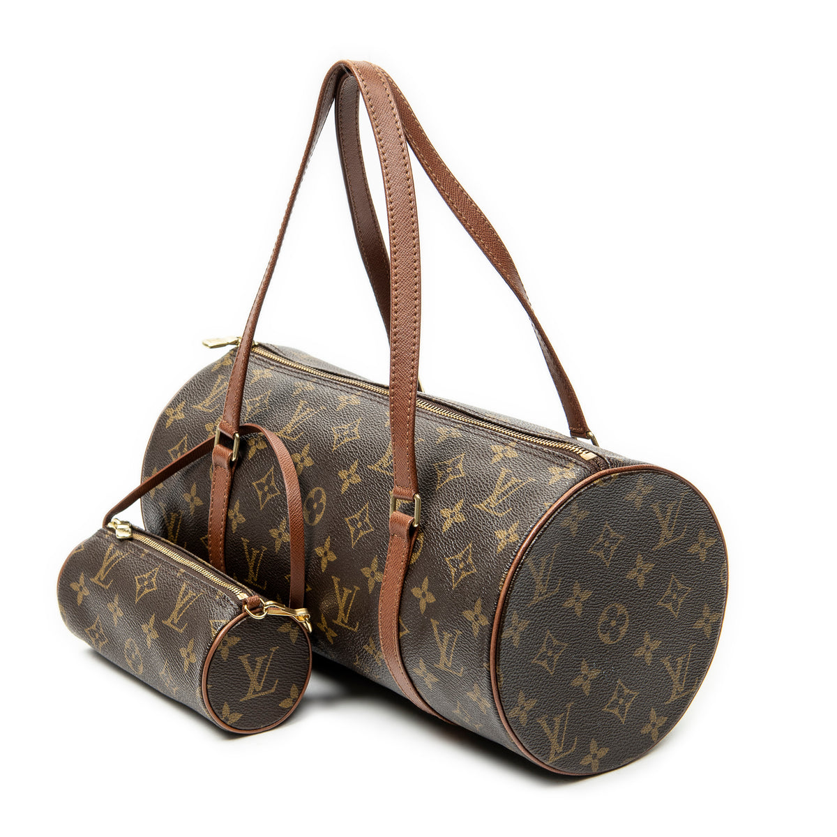 Bolso Papillon 30 Lona Monogram Marrón