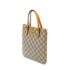 Handbag Mini Vertical Tote Mustard Yellow Supreme Coated Canvas