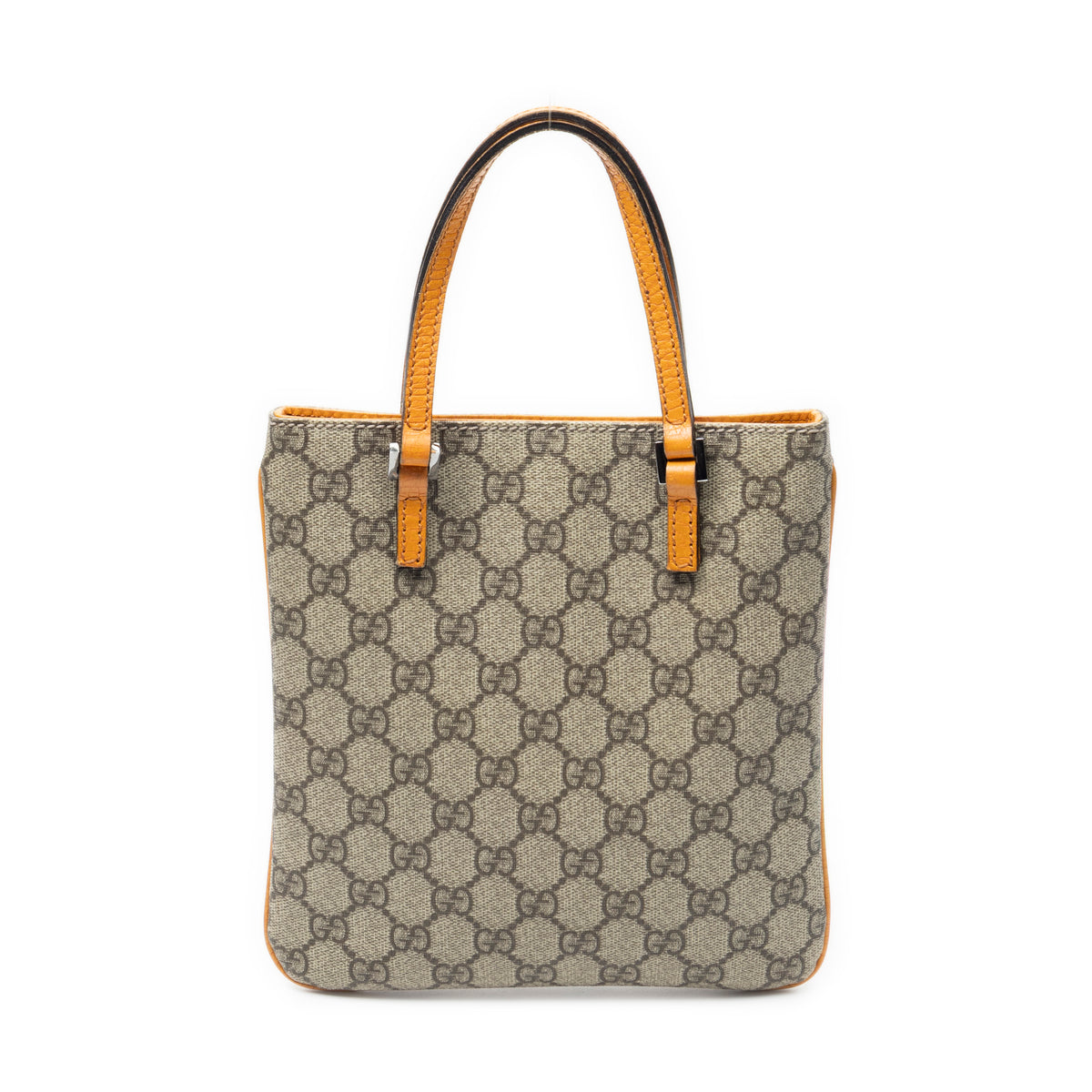 Handbag Mini Vertical Tote Mustard Yellow Supreme Coated Canvas