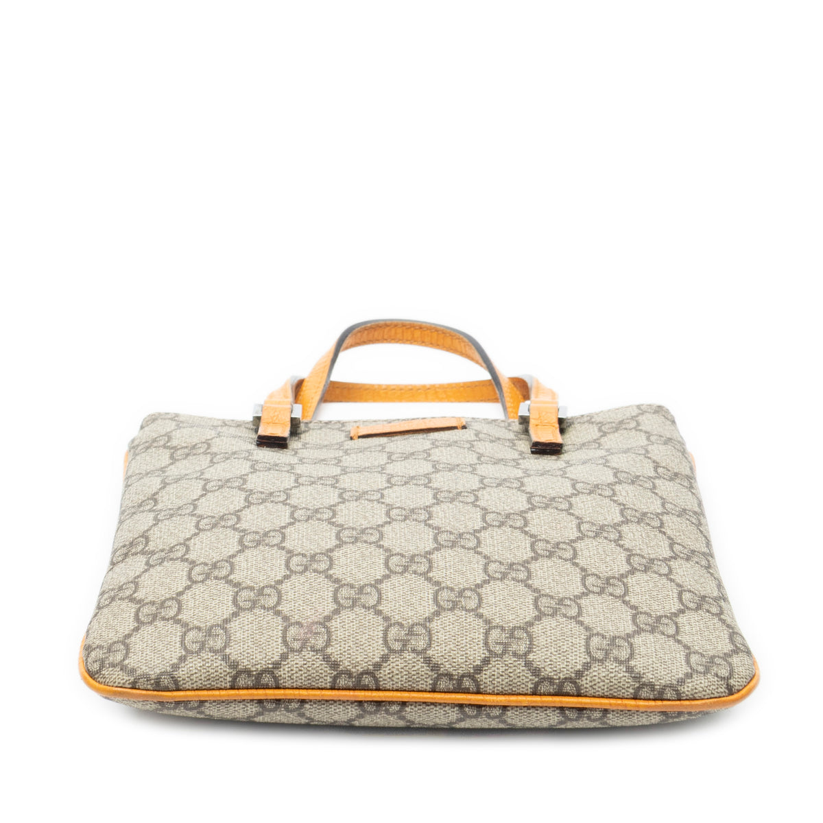 Handbag Mini Vertical Tote Mustard Yellow Supreme Coated Canvas