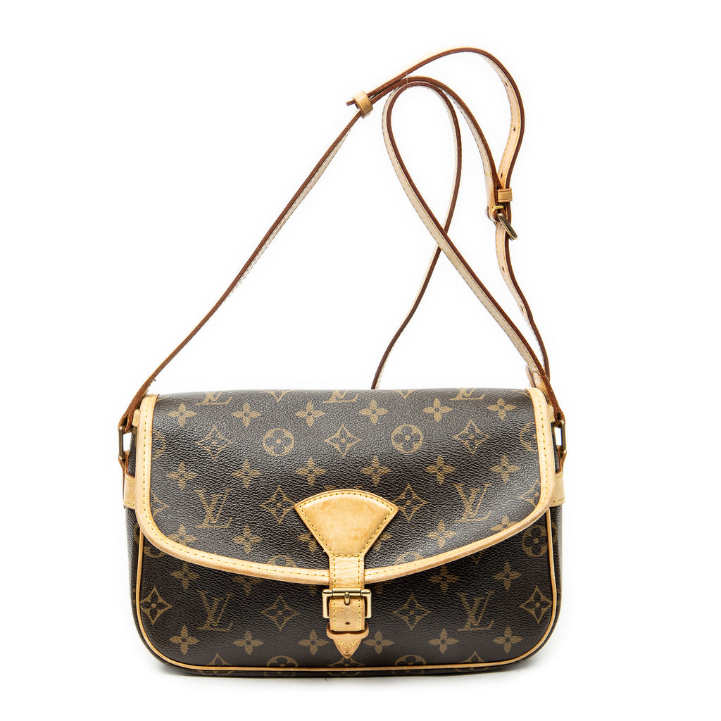 Shoulder Bag Sologne Brown Monogram Canvas