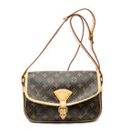 Shoulder Bag Sologne Brown Monogram Canvas