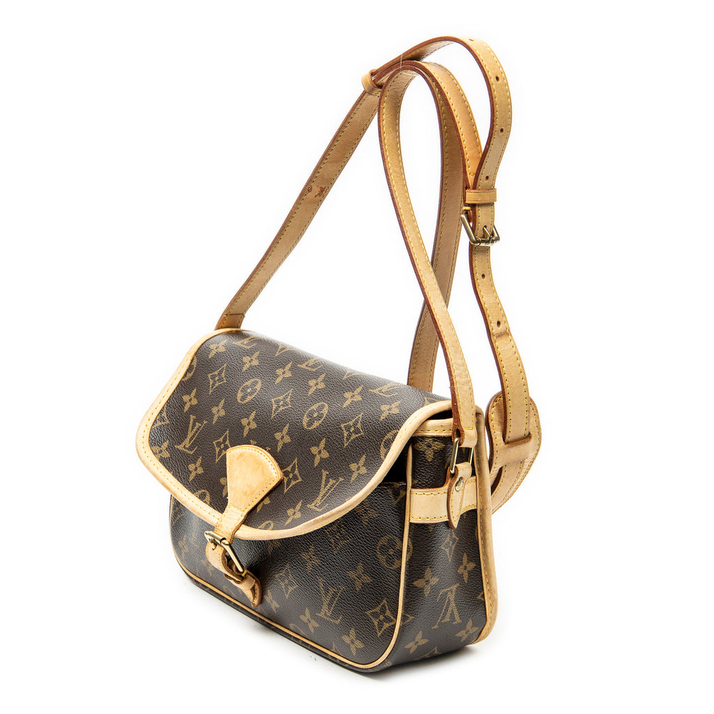 Shoulder Bag Sologne Brown Monogram Canvas