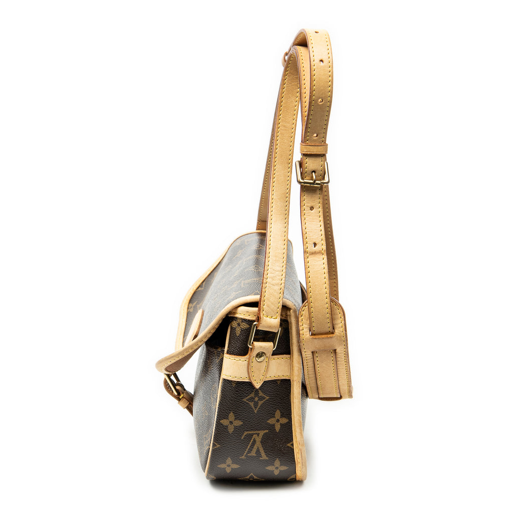 Shoulder Bag Sologne Brown Monogram Canvas
