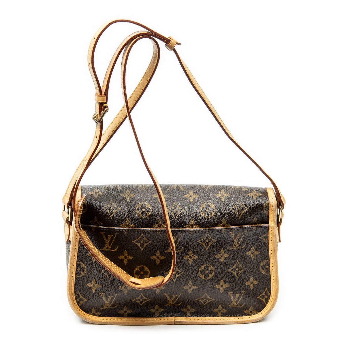 Shoulder Bag Sologne Brown Monogram Canvas
