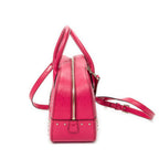 Shoulder Bag Boston Top Handle Fuchsia Pink GG Embossed Leather