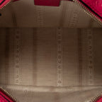 Shoulder Bag Boston Top Handle Fuchsia Pink GG Embossed Leather