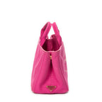 Handbag Small Canapa Tote Fuchsia Canapa Canvas