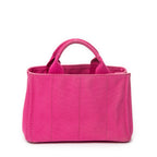Handbag Small Canapa Tote Fuchsia Canapa Canvas