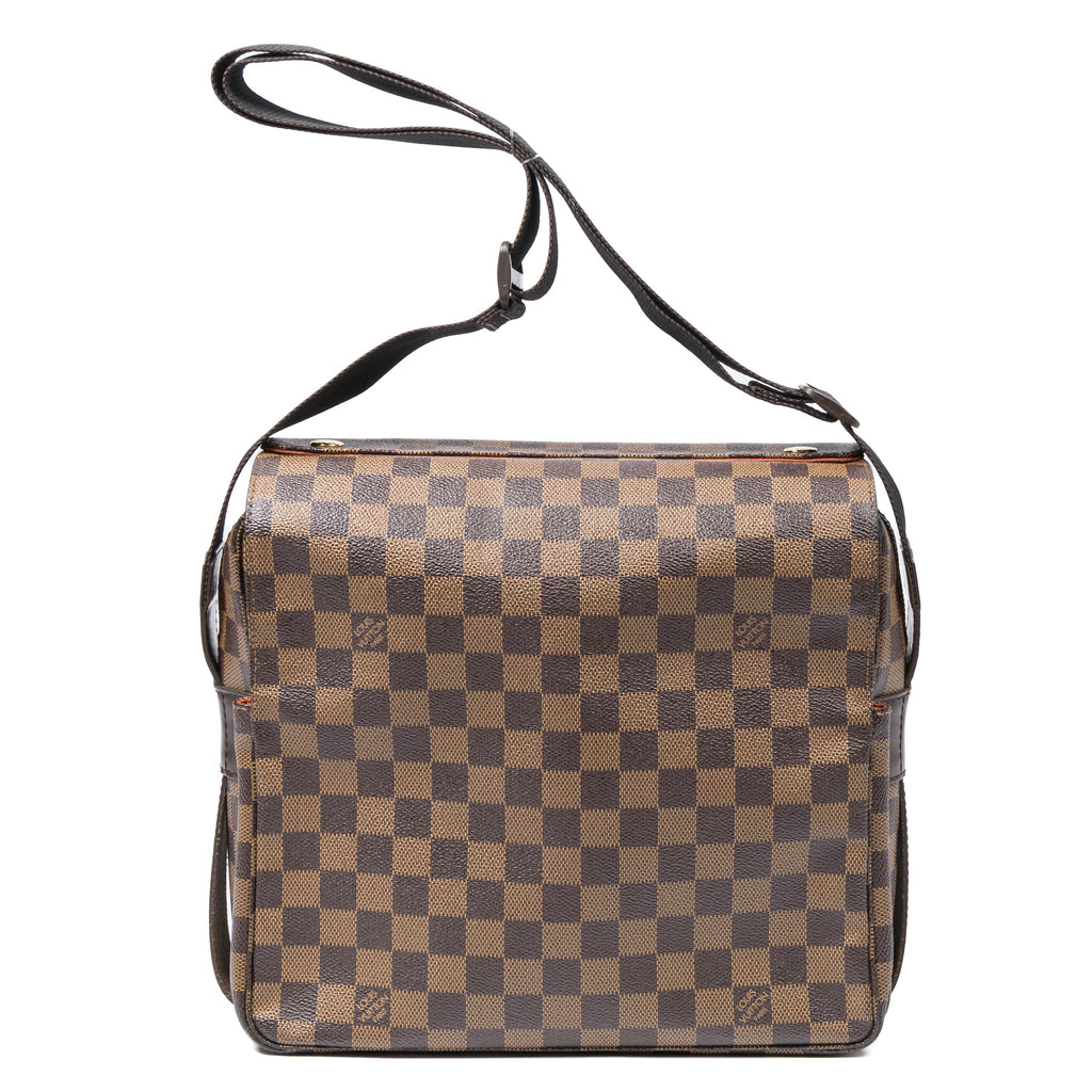 Shoulder Bag Naviglio Brown Damier Ebene