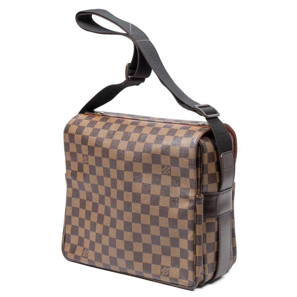 Shoulder Bag Naviglio Brown Damier Ebene