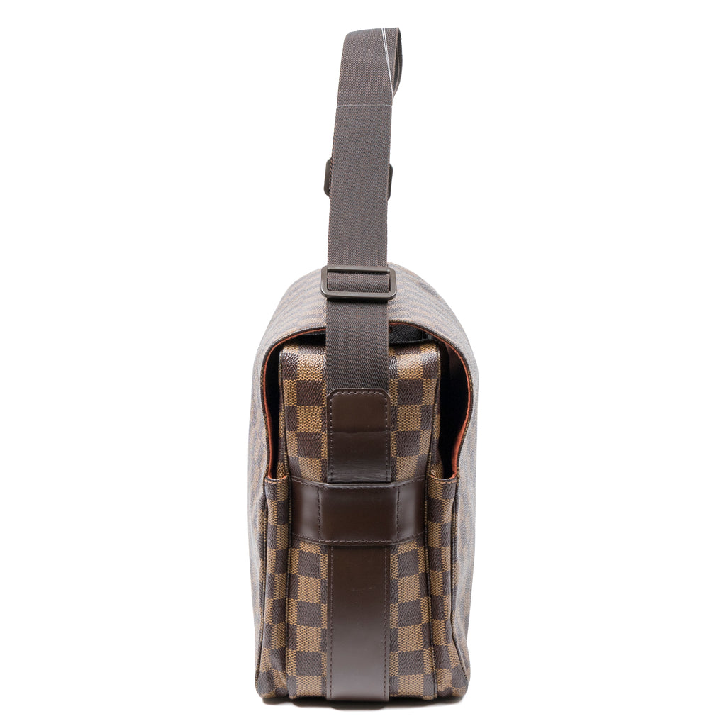 Shoulder Bag Naviglio Brown Damier Ebene