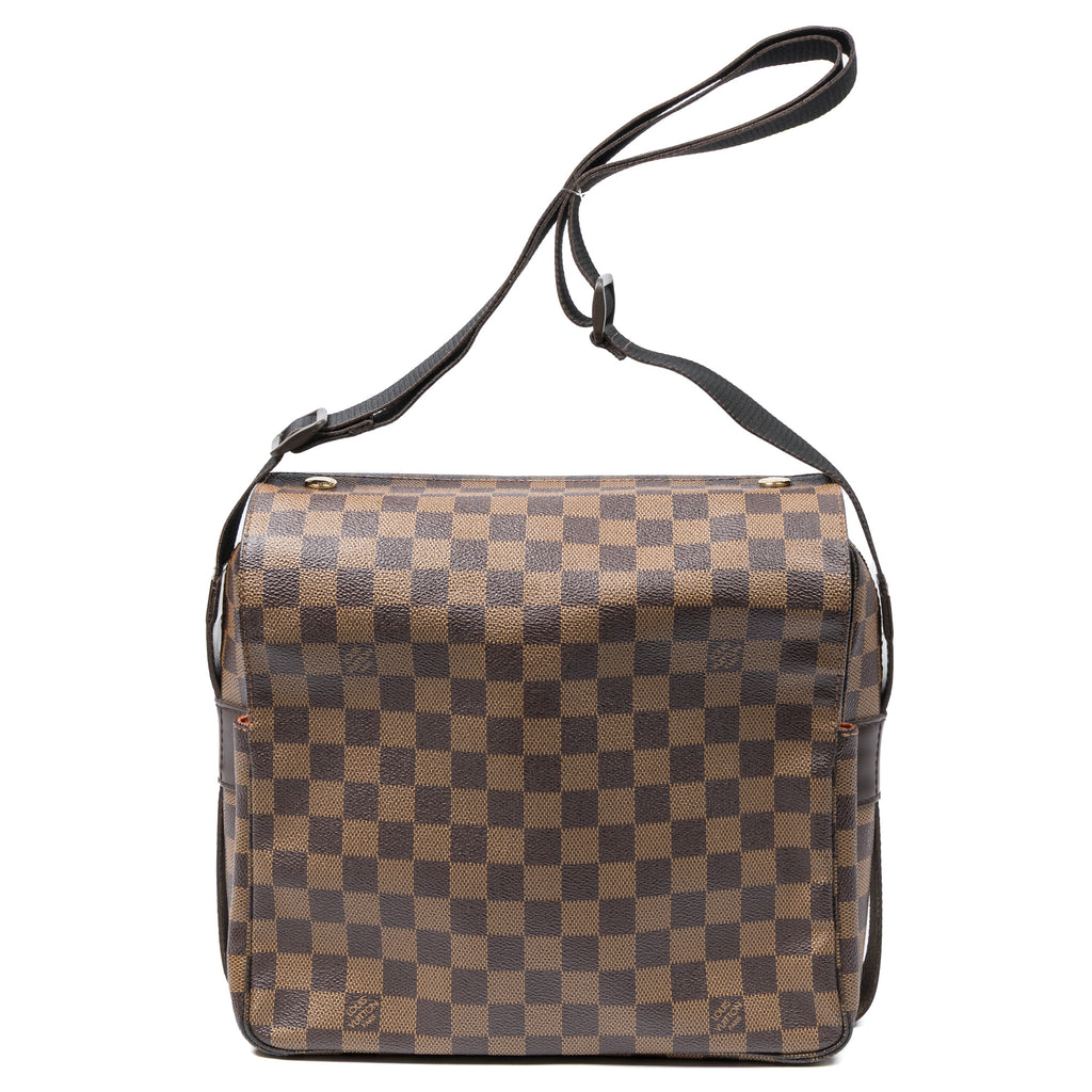 Shoulder Bag Naviglio Brown Damier Ebene